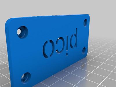 Pico - Pi Zero Oled Case rev 2 (separated .stl)
