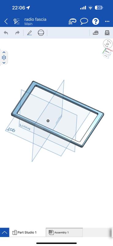 Ep2/3 radio fascia panel for pioneer
