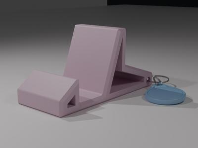 Keychain - Phone Stand (Portable)