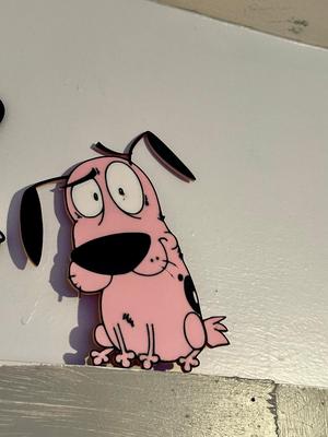 Courage the Cowardly Dog 2D Wall Art 