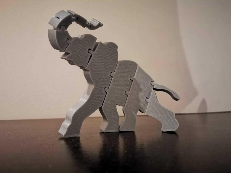 Articulated elephant