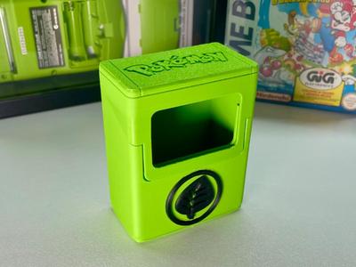 Pokémon Card Holder with Grass Energy detail