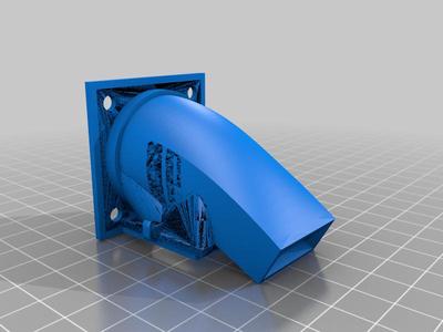 MPSM v2 Fan Shroud for 40mm Fan for quiet mounting