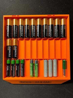 Facheinteilung für AA und AAA-Batterien für GEN2 Modular MINI   
