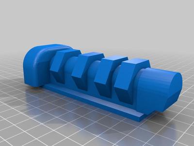 Rust inspired airsoft mod batarry upper