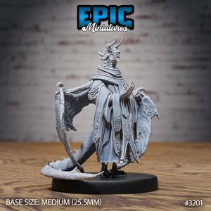Hunters Guild Bahamut Cleric ‧ DnD Miniature ‧ Tabletop Miniatures ‧ Gaming Monster ‧ 3D Model ‧ RPG ‧ DnDminis ‧ STL FILE