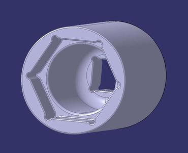 Vespa Benzinhahn Stecknuss 32mm - passend für SIP FasterFlow   