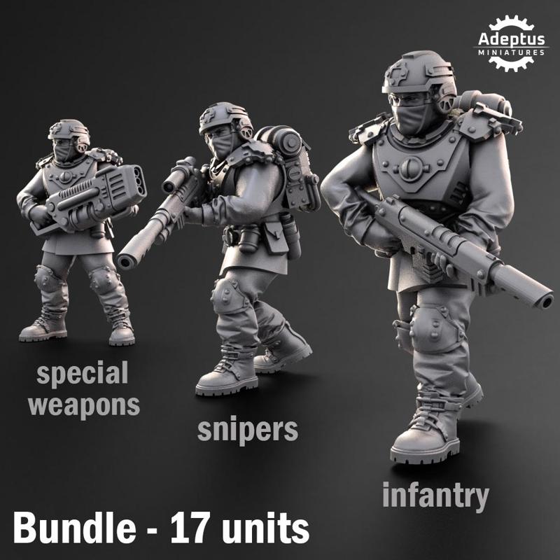 Infantry Bundle. Dysorius Troops. Imperial Guard