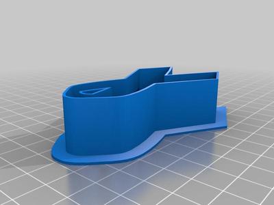 Pink ribbon cookie cutter
