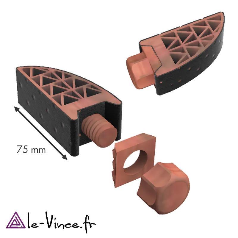 cale à poncer arrondi   