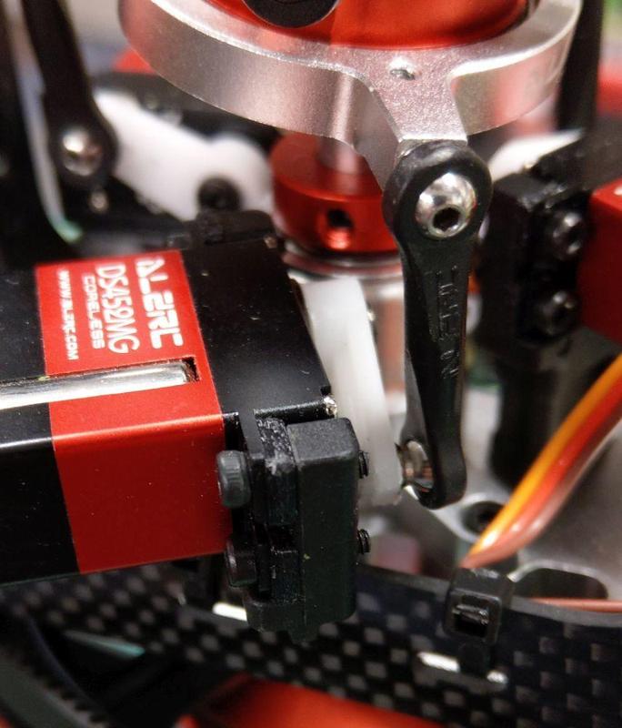 ALZRC Devil 380 / SAB Goblin 380 Servo Spacer