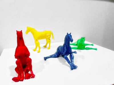 Flexi Unicorn & Horse with Tail Hair