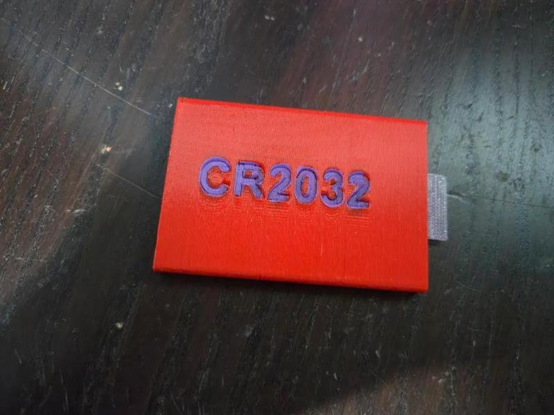 CR2032 Flat Sleeve Holder   