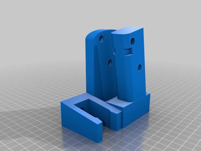 Glock wall mount with Mag holster