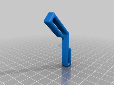 Bucket hard hat headlamp clip
