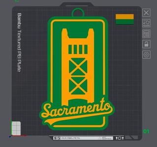 Sacramento Athletics Oversized Necklace Logo   