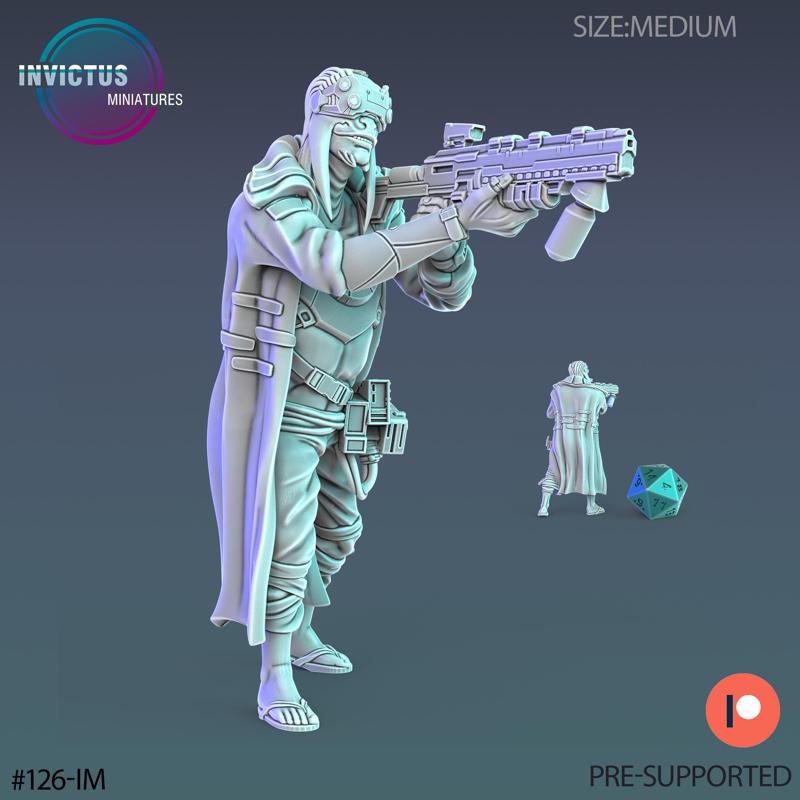 Space Ship Navigator Aiming / Alien Bandit / Ruthless Trickster / Cosmic Headhunter / Cyberpunk Warrior / Invasion Army / Trooper Attack / Sci-Fi Encounter