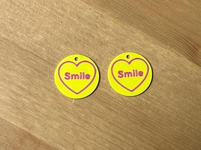 love heart sweets earrings