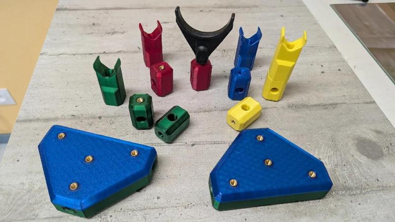 Support canne à pèche M10*1.25 pour tube 9.5mm   