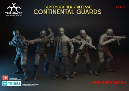 TurnBase Miniatures: Wargames - Continental Guards