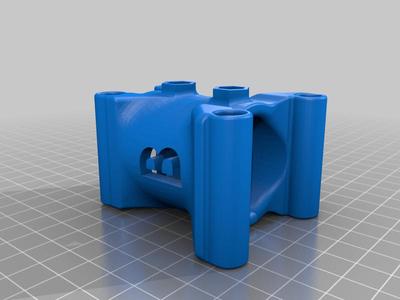 Tripod Assembly for wall drawing robot (XY plotter)
