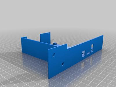 Bigtreetech SKR2 + Rasperry Pi 2/3 + 3 LM2596 + Noctua Fan Enclosure for Ender 3/Ender 3 Pro