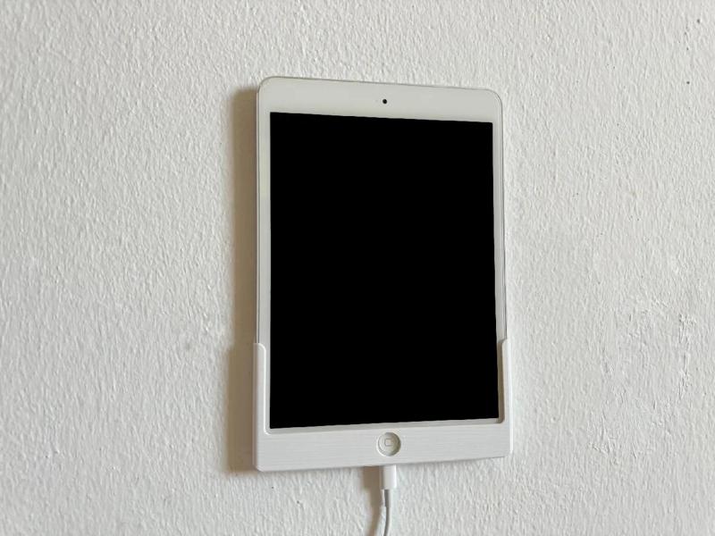 iPad mini 1 to 5 wall mount larger bottom part REMIX   