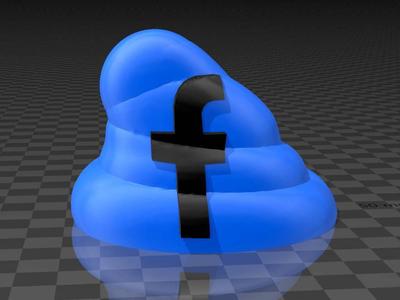facebook sculpture