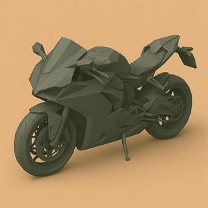 Low Poly Ducati Panigale V4   