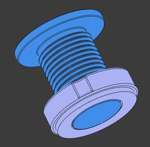 M68 D110 bolt and nut   