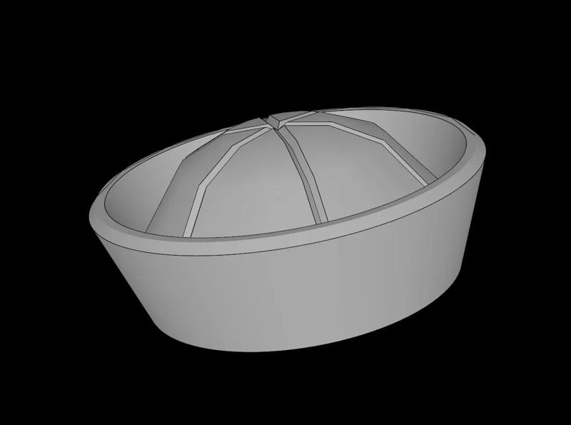 Lego Compatible (93557.dat) Minifig Hat Sailor   