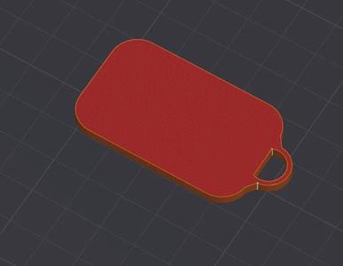 Simple keychain base   