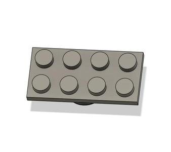 Croc Jibbitz Lego Block 2x4   