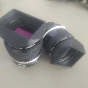 Slip on Compact hood+ Cover for 35mm prime lens.   