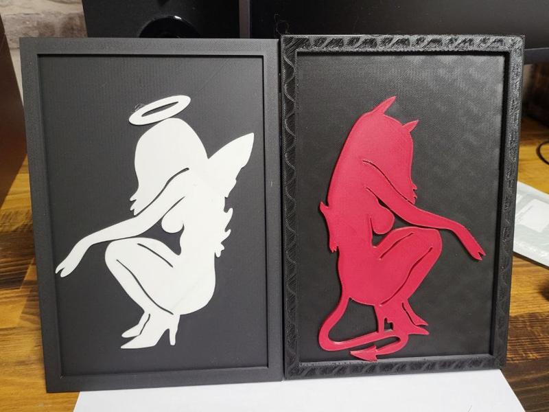 Little Angel Little Devil Decoration