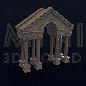 Roman Tetrapylon by 'A Mini 3D World'