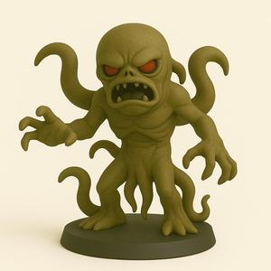 Chibi Creatures - Swamp Thing 3D Print Figure