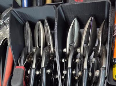 Aviation Snips Tool Box Tray