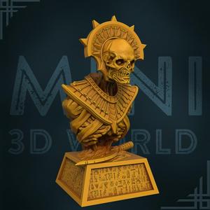Egyptian Mummy Bust by 'A Mini 3D World'