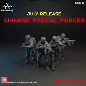 TurnBase Miniatures: Wargames - Chinese Special Forces
