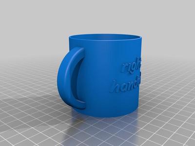 right handed/left handed  mug 