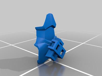 Minifig Katana Pack on HF Armor