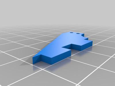 Control horn for foam RC Model Foam Plane
