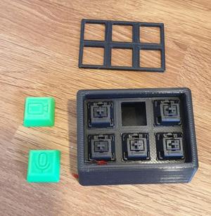 6 key keypad holder
