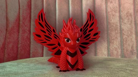 Articulated Dragon Cute Winged Flexible