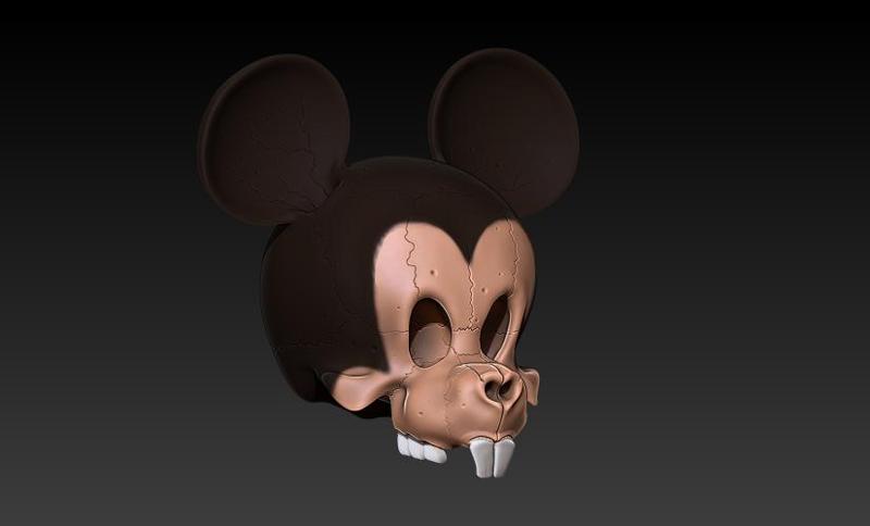 MICKEY MOUSE SKULL