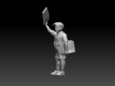 newspaper seller