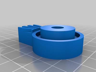 part for adjusting the rotation of the Tacx bike repair stand