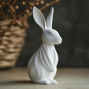 Rustic Bunny Decor – Perfect Easter Ornament   