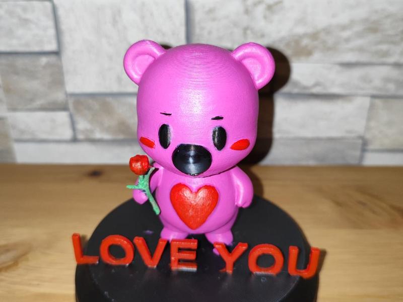 Valentine's Day Pink Bear